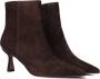 STEFANO LAURAN Enkellaarsjes Dames Botin Maat: 37 Materiaal: Suède Kleur: Bruin - Thumbnail 1