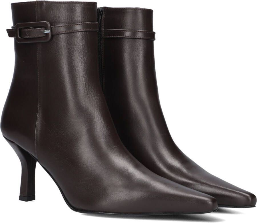 Stefano Lauran Penny2 Enkellaarsjes Enkelboots met rits Dames Bruin