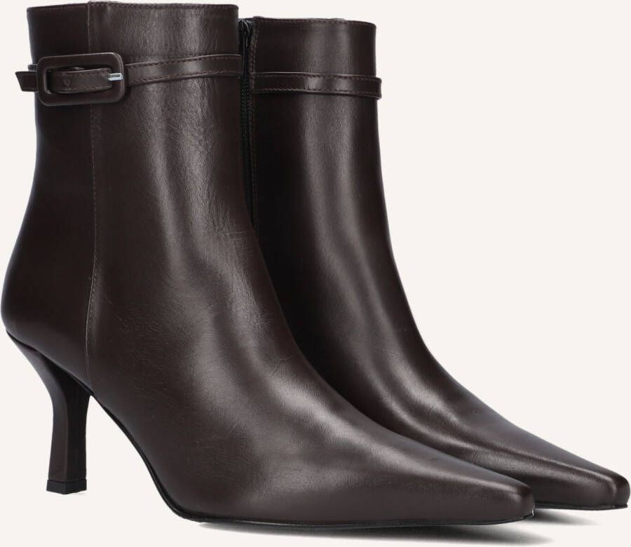 Stefano Lauran Penny2 Enkellaarsjes Enkelboots met rits Dames Bruin