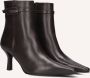 Stefano Lauran Penny2 Enkellaarsjes Enkelboots met rits Dames Bruin - Thumbnail 1