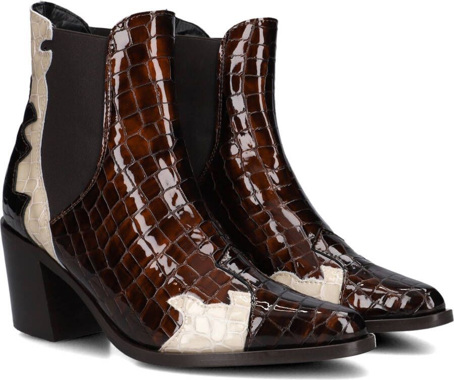 STEFANO LAURAN Enkellaarsjes Dames S3297 Maat: 42 Materiaal: Leer Kleur: Bruin