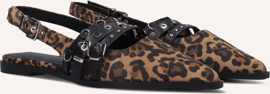 STEFANO LAURAN Slingbacks Dames D241192129 Maat: 36 Materiaal: Suède Kleur: Camel