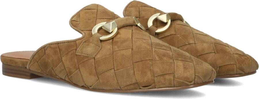 STEFANO LAURAN Instappers Dames D24083 Maat: 42 Materiaal: Suède Kleur: Camel