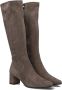 STEFANO LAURAN Hoge Laarzen Dames 25547 Maat: 36 Materiaal: Suède Kleur: Taupe - Thumbnail 1