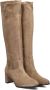 STEFANO LAURAN Hoge Laarzen Dames 8581 Maat: 41 Materiaal: Leer Kleur: Taupe - Thumbnail 1
