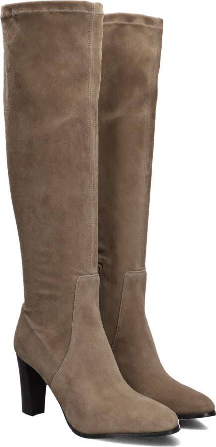 STEFANO LAURAN Hoge Laarzen Dames 97480 Maat: 39 Materiaal: Suède Kleur: Taupe