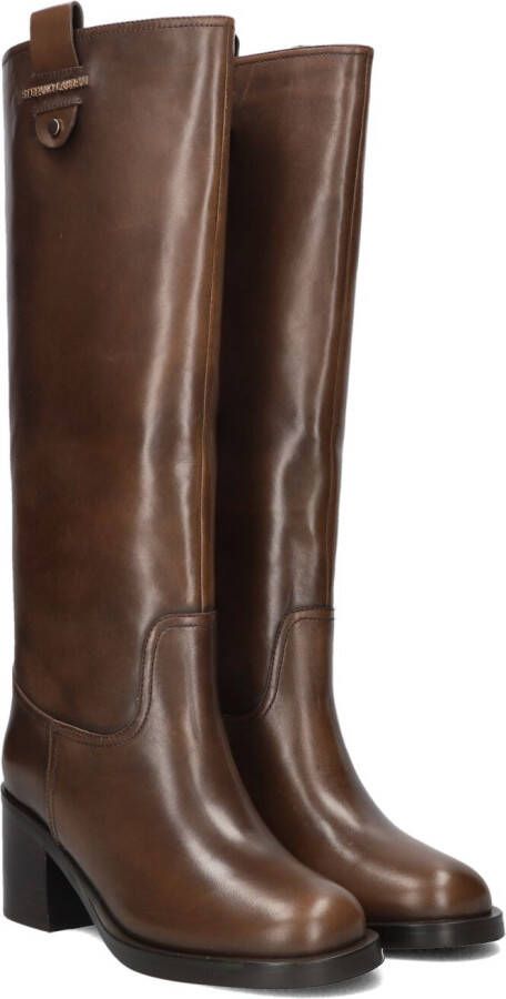 STEFANO LAURAN Hoge Laarzen Dames Gr2107 Maat: 36 Materiaal: Leer Kleur: Bruin