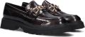 STEFANO LAURAN Loafers Dames 07055 Lakleer Bruin - Donkerbruin