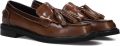 STEFANO LAURAN Loafers Dames 12044 Leer Bruin - Bruin