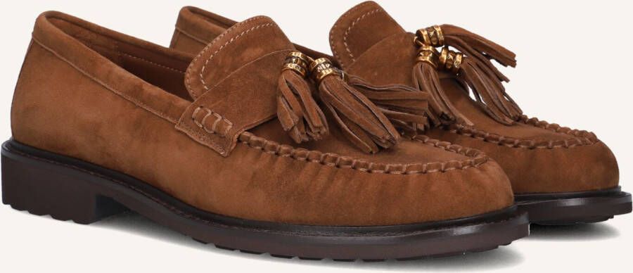 STEFANO LAURAN Loafers Dames Pe2013 Maat: 40 Materiaal: Suède Kleur: Bruin
