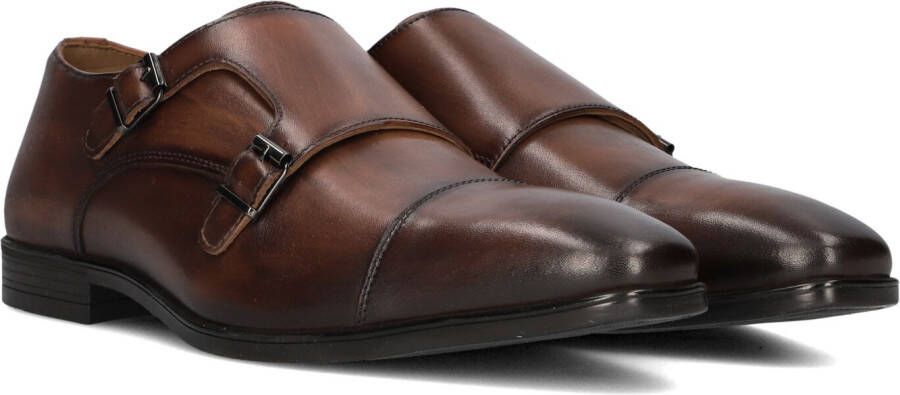 STEFANO LAURAN Nette Schoenen Heren Gesp Maat: 43 5 Materiaal: Leer Kleur: Bruin