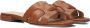 STEFANO LAURAN Slippers Dames 24050 Maat: 39 Materiaal: Leer Kleur: Cognac - Thumbnail 1