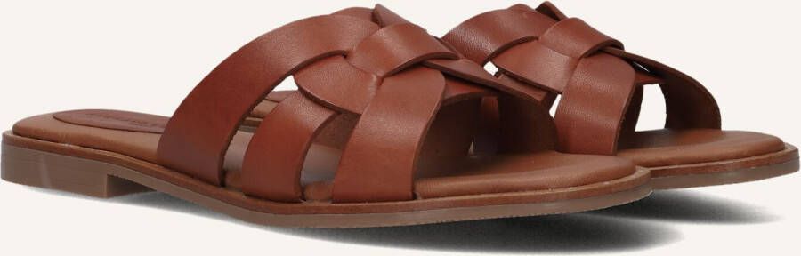 STEFANO LAURAN Slippers Dames 790 Maat: 39 Materiaal: Leer Kleur: Cognac