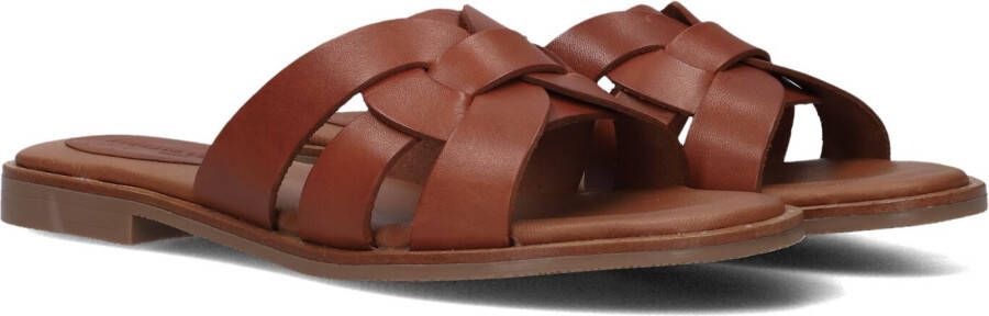 STEFANO LAURAN Slippers Dames 790 Maat: 39 Materiaal: Leer Kleur: Cognac