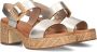 STEFANO LAURAN Dames 24199 Maat: 40 Materiaal: Raffia Kleur: Goud - Thumbnail 1