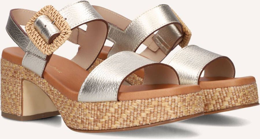 STEFANO LAURAN Dames 24199 Maat: 36 Materiaal: Raffia Kleur: Goud