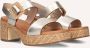 STEFANO LAURAN Dames 24199 Maat: 36 Materiaal: Raffia Kleur: Goud - Thumbnail 1