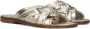STEFANO LAURAN Slippers Dames 24003 Maat: 41 Materiaal: Leer Kleur: Goud - Thumbnail 1