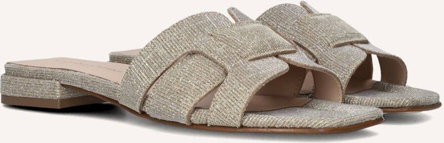 STEFANO LAURAN Slippers Dames 24050 Maat: 39 Materiaal: Lurex Kleur: Goud