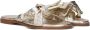 STEFANO LAURAN Slippers Dames 24153 Maat: 43 Materiaal: Leer Kleur: Goud - Thumbnail 1