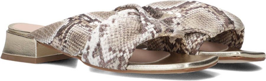 STEFANO LAURAN Slippers Dames Siena Maat: 39 Materiaal: Leer Kleur: Goud