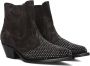 STEFANO LAURAN Enkellaarsjes Dames 9706r Maat: 39 Materiaal: Suède Kleur: Grijs - Thumbnail 1