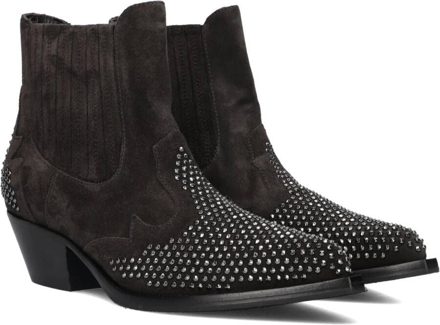 STEFANO LAURAN Enkellaarsjes Dames 9706r Maat: 38 5 Materiaal: Suède Kleur: Grijs