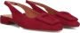 STEFANO LAURAN Slingbacks Dames 58577a Maat: 43 Materiaal: Suède Kleur: Rood - Thumbnail 1