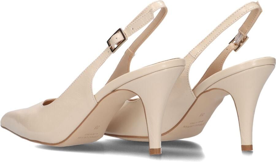 STEFANO LAURAN Slingbacks Dames 11113 Maat: 40 Materiaal: Leer Kleur: Beige - Foto 4