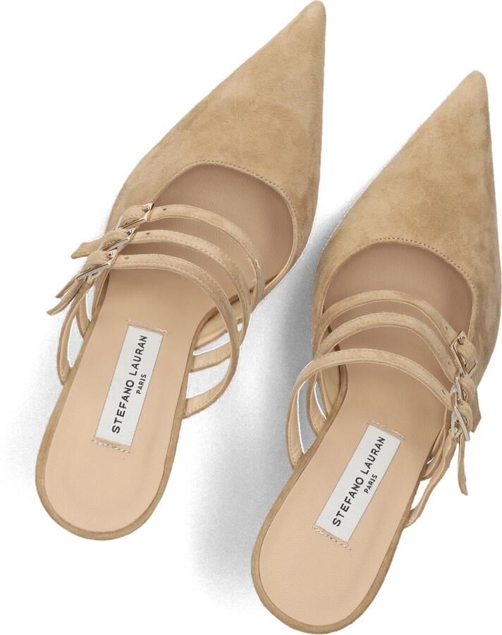 STEFANO LAURAN Muiltjes Dames 11121 Maat: 38 Materiaal: Suède Kleur: Beige - Foto 2