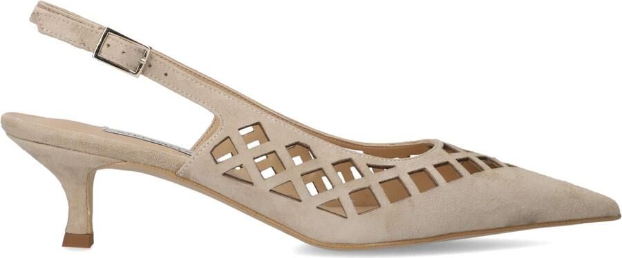 STEFANO LAURAN Slingbacks Dames 18819 Maat: 36 Materiaal: Suède Kleur: Beige - Foto 4