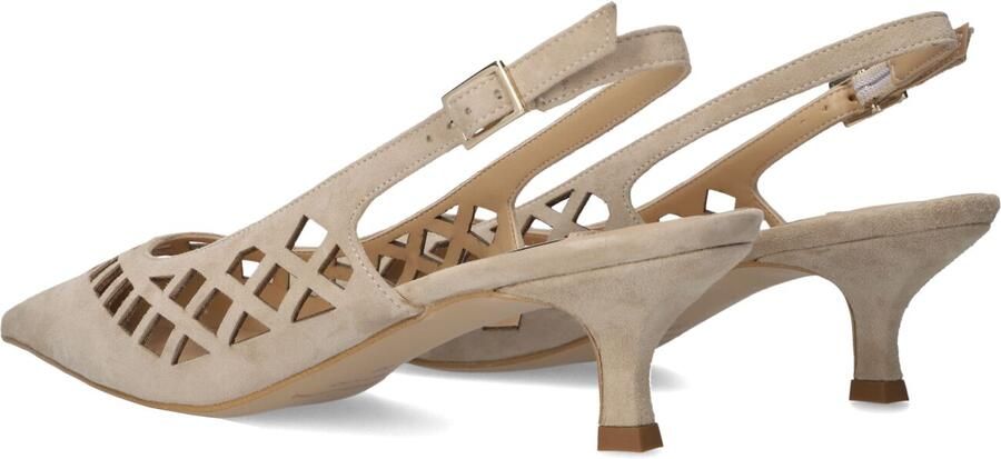 STEFANO LAURAN Slingbacks Dames 18819 Maat: 36 Materiaal: Suède Kleur: Beige - Foto 3