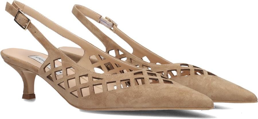 STEFANO LAURAN Slingbacks Dames 18819 Maat: 43 Materiaal: Suède Kleur: Beige
