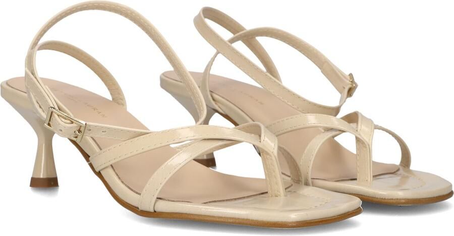STEFANO LAURAN Slingbacks Dames 25086 Maat: 40 Materiaal: Lakleer Kleur: Beige