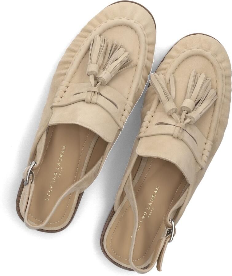 STEFANO LAURAN Slingbacks Dames 2900b Maat: 43 Materiaal: Suède Kleur: Beige - Foto 2