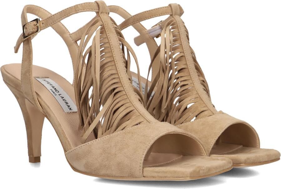 STEFANO LAURAN Hakken Dames 5060 Maat: 36 Materiaal: Suède Kleur: Beige