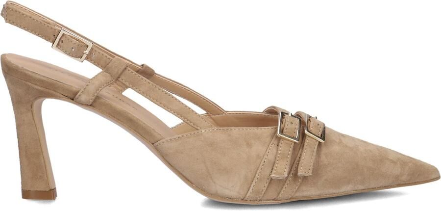 STEFANO LAURAN Slingbacks Dames 77212 Maat: 42 Materiaal: Suède Kleur: Beige - Foto 4