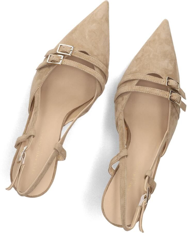 STEFANO LAURAN Slingbacks Dames 77212 Maat: 42 Materiaal: Suède Kleur: Beige - Foto 2