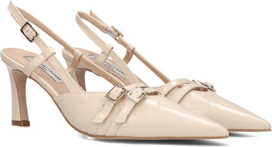 STEFANO LAURAN Slingbacks Dames 77212 Maat: 35 Materiaal: Lakleer Kleur: Beige