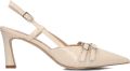 STEFANO LAURAN Slingbacks Dames 77212 Lakleer Beige - Beige