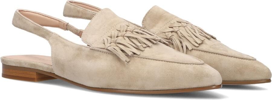 STEFANO LAURAN Slingbacks Dames E2575 Maat: 37 Materiaal: Suède Kleur: Beige