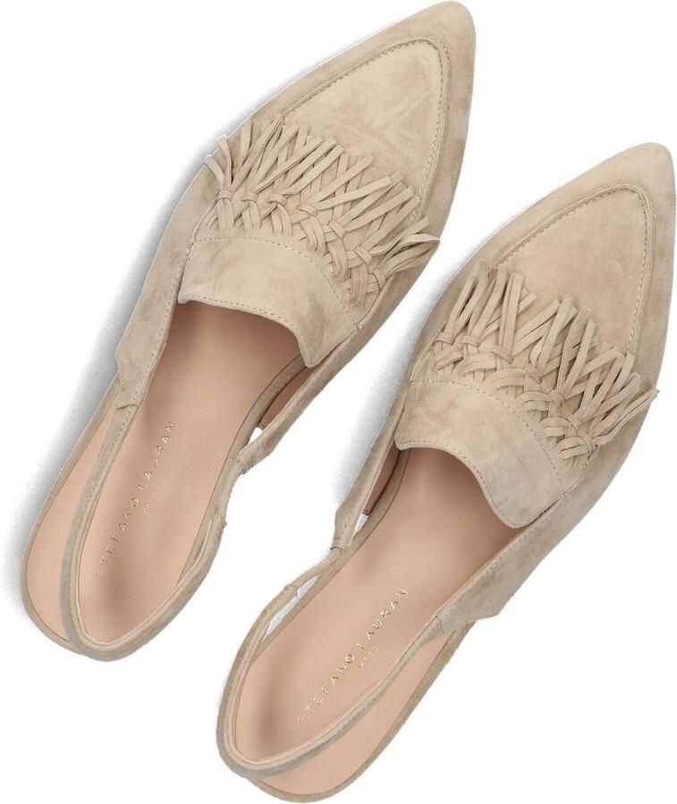 STEFANO LAURAN Slingbacks Dames E2575 Maat: 37 Materiaal: Suède Kleur: Beige - Foto 2