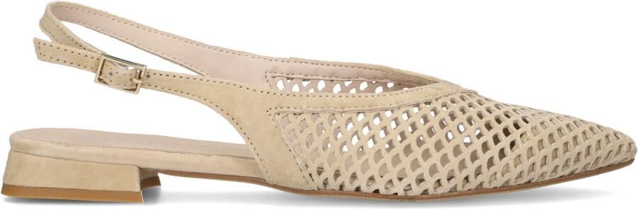 STEFANO LAURAN Slingbacks Dames Genny Maat: 37 Materiaal: Suède Kleur: Beige - Foto 4