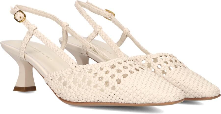 STEFANO LAURAN Slingbacks Dames Pe2601 Maat: 37 Materiaal: Raffia Kleur: Beige