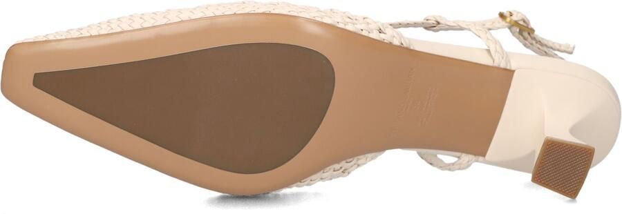 STEFANO LAURAN Slingbacks Dames Pe2601 Maat: 37 Materiaal: Raffia Kleur: Beige - Foto 5