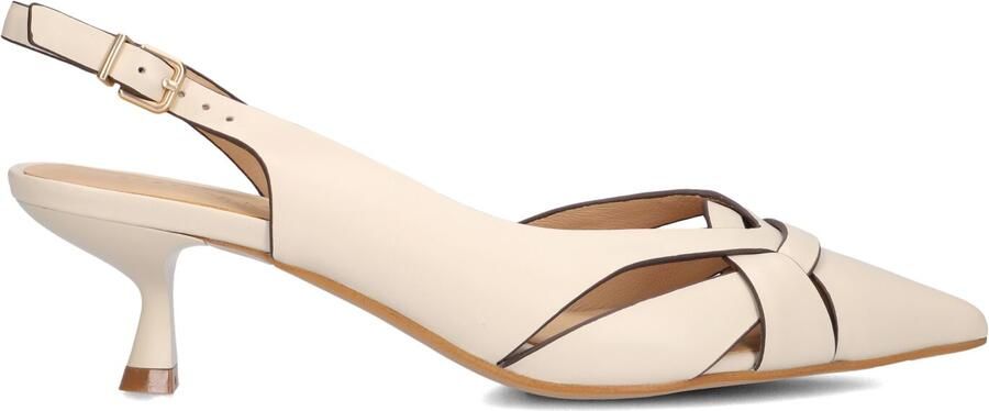 STEFANO LAURAN Slingbacks Dames St2639 Maat: 43 Materiaal: Leer Kleur: Beige - Foto 4