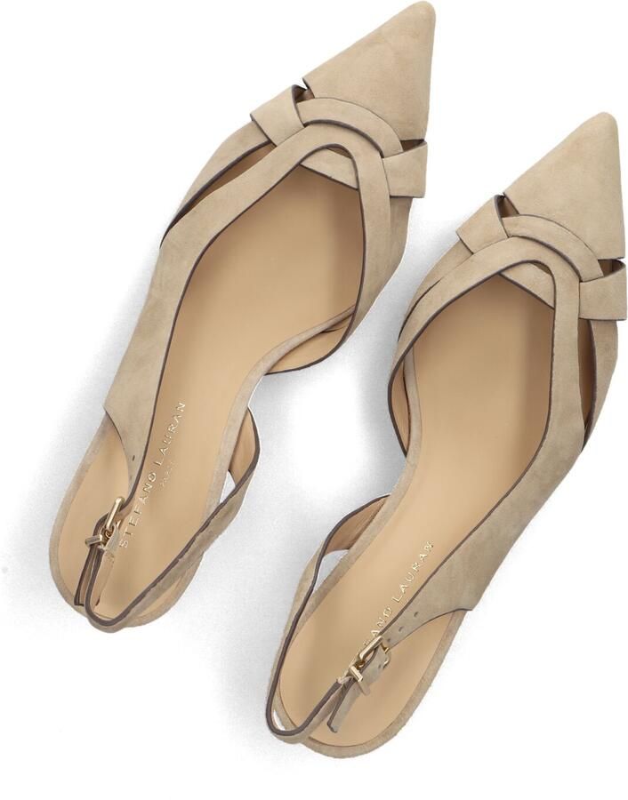 STEFANO LAURAN Slingbacks Dames St2639 Maat: 43 Materiaal: Suède Kleur: Beige - Foto 2