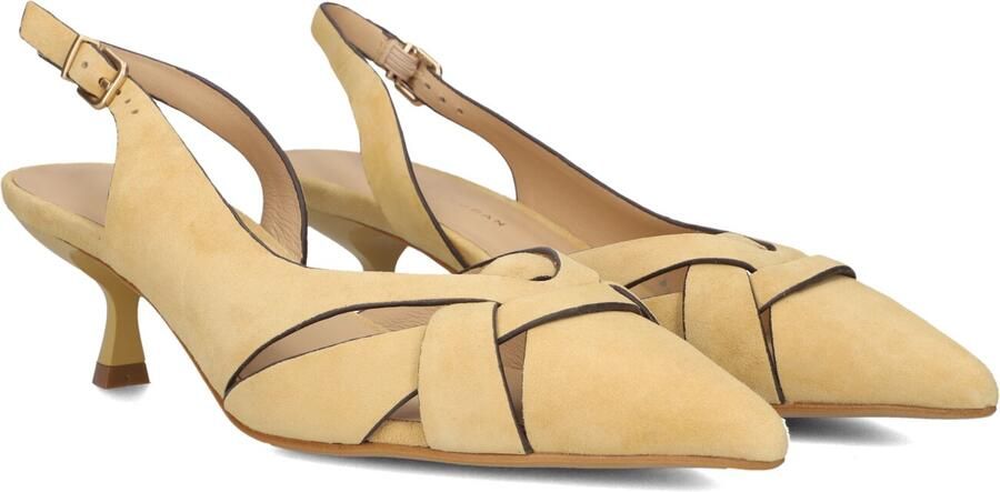 STEFANO LAURAN Slingbacks Dames St2639 Maat: 43 Materiaal: Suède Kleur: Beige
