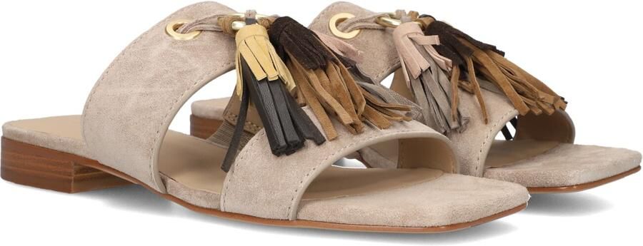 STEFANO LAURAN Slingbacks Dames St2650 Maat: 41 Materiaal: Suède Kleur: Beige