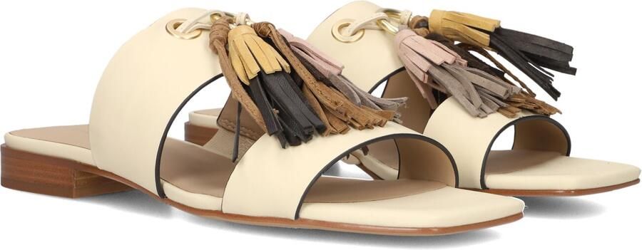 STEFANO LAURAN Slingbacks Dames St2650 Maat: 38 Materiaal: Leer Kleur: Beige